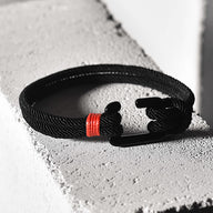 Blaze - Milan Rope Bracelet in Black