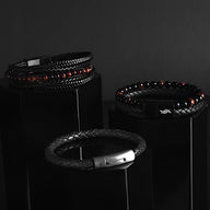 The Axton Set – Men’s Bracelet Bundle (Triple Leather)