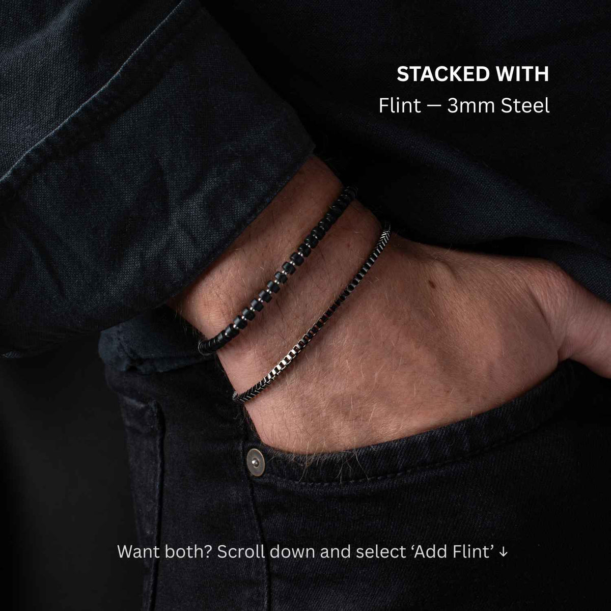 Cade – Onyx Bead Bracelet