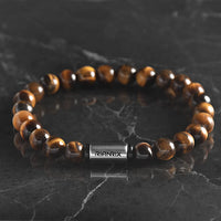 Declan – 8mm yellow tiger eye stone bracelet