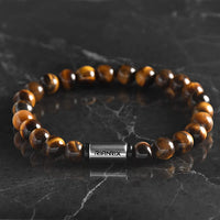 Declan – 8mm yellow tiger eye stone bracelet