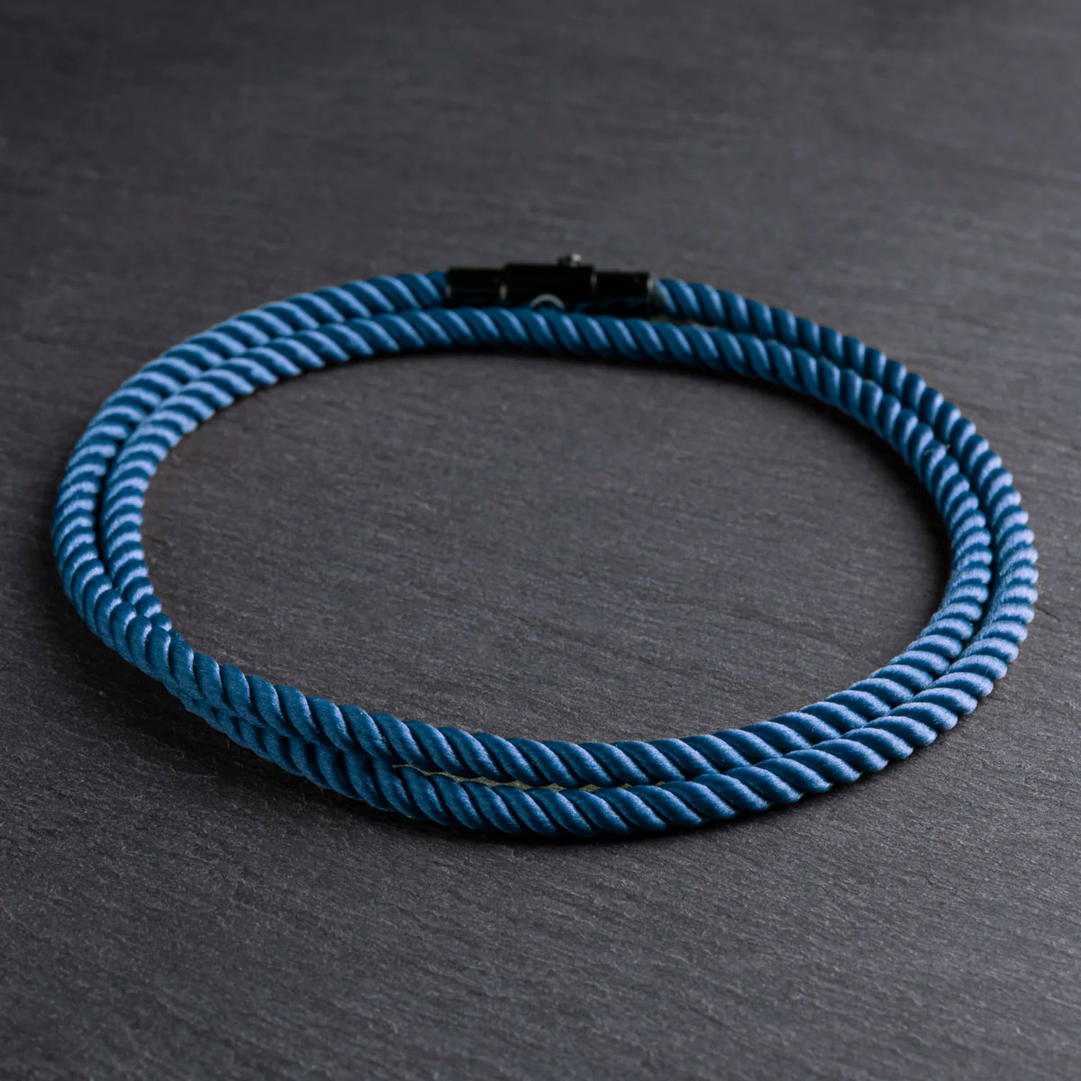 Fjord × Flint - Twisted Rope & Gunmetal Bracelet Stack
