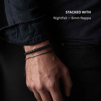 Flint — 3mm Gunmetal Box Chain Bracelet