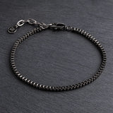 Fjord × Flint - Twisted Rope & Gunmetal Bracelet Stack