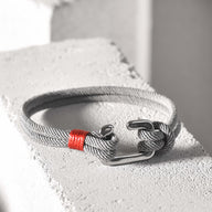 Greyson - Milan Rope Bracelet in Steel Grey
