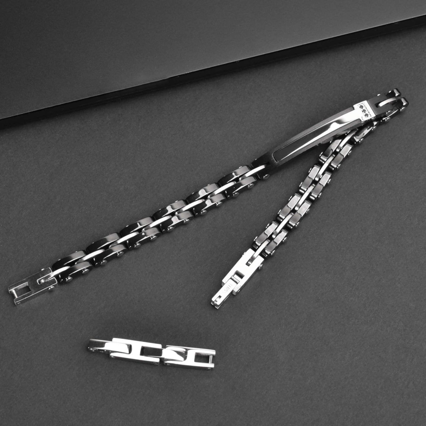 Kronox - Adjustable Stainless Steel Chain Bracelet