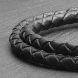 Lennox - 4mm super soft Nappa leather bracelet in classic black