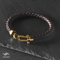 Mustang - 8mm Nappa leather bracelet in dark brown