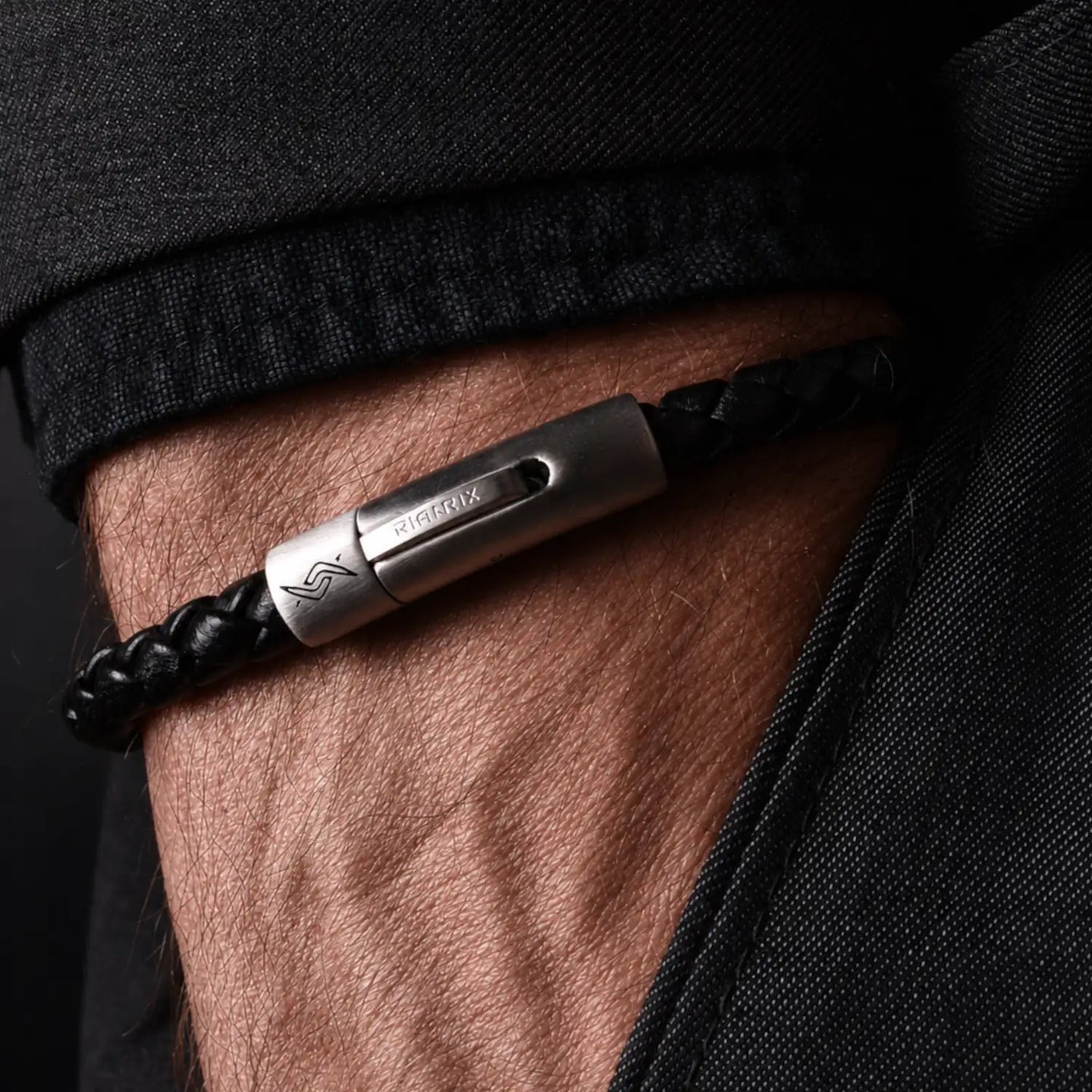 Nightfall - 6mm Nappa Leather Bracelet (Classic Black)