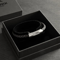 Nightfall - 6mm Nappa Leather Bracelet (Classic Black)