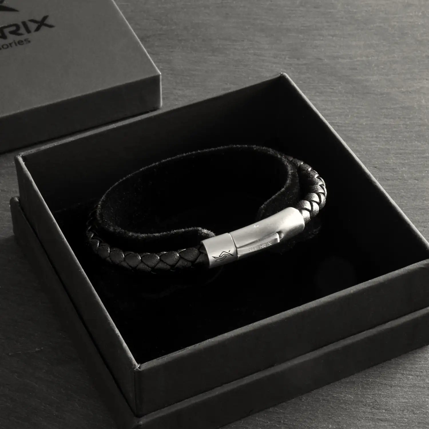 Nightfall - 6mm Nappa Leather Bracelet (Classic Black)