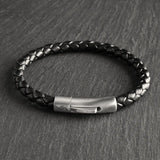 Nightfall - 6mm Nappa Leather Bracelet (Classic Black)