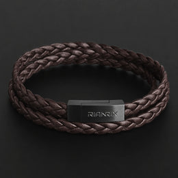 Nocturne — Triple Nappa Leather Bracelet