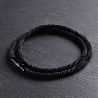 Noir — 4mm Double-Layer Milan Rope