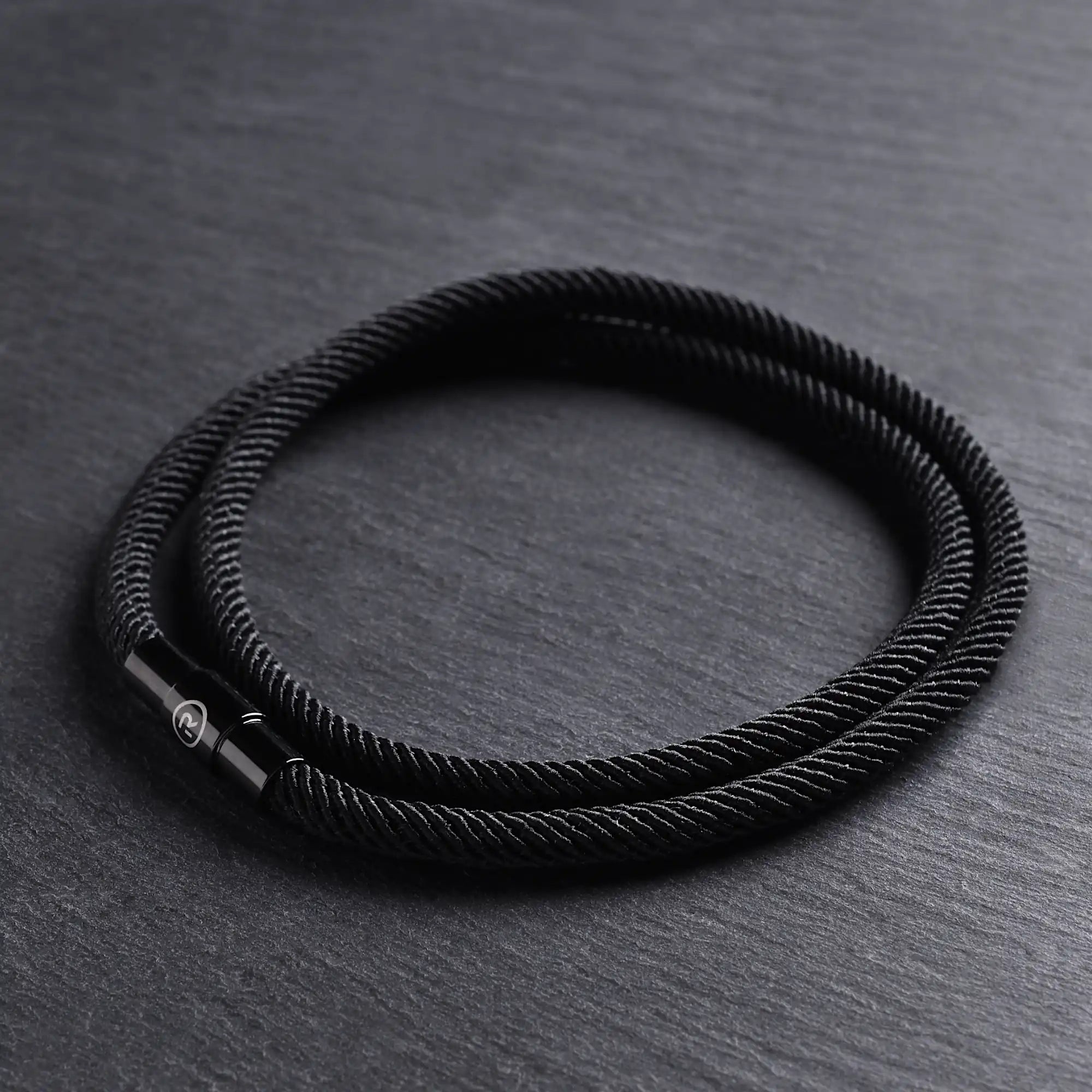 Noir — 4mm Double-Layer Milan Rope