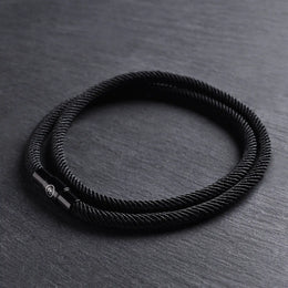 Noir — 4mm Double-Layer Milan Rope