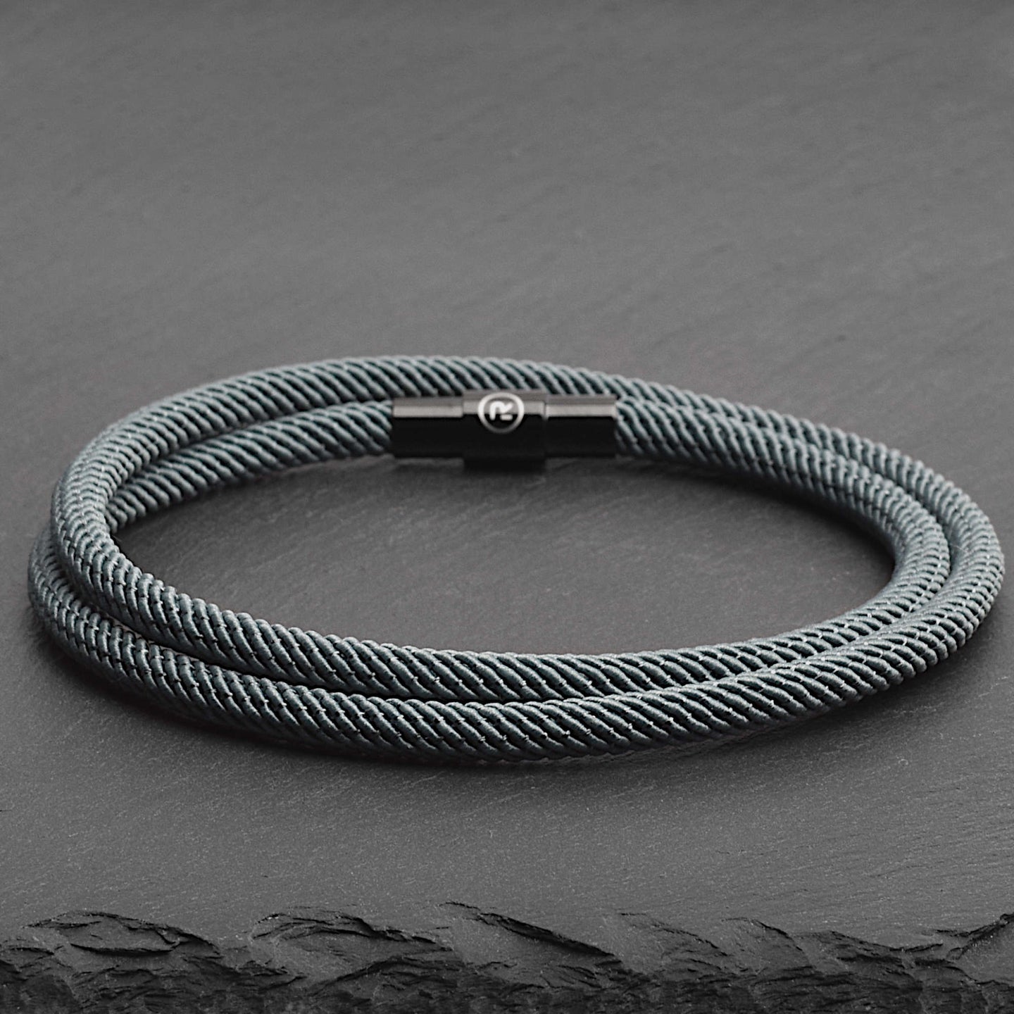 Reed - 4mm doube-layer Milan rope bracelet in moss green