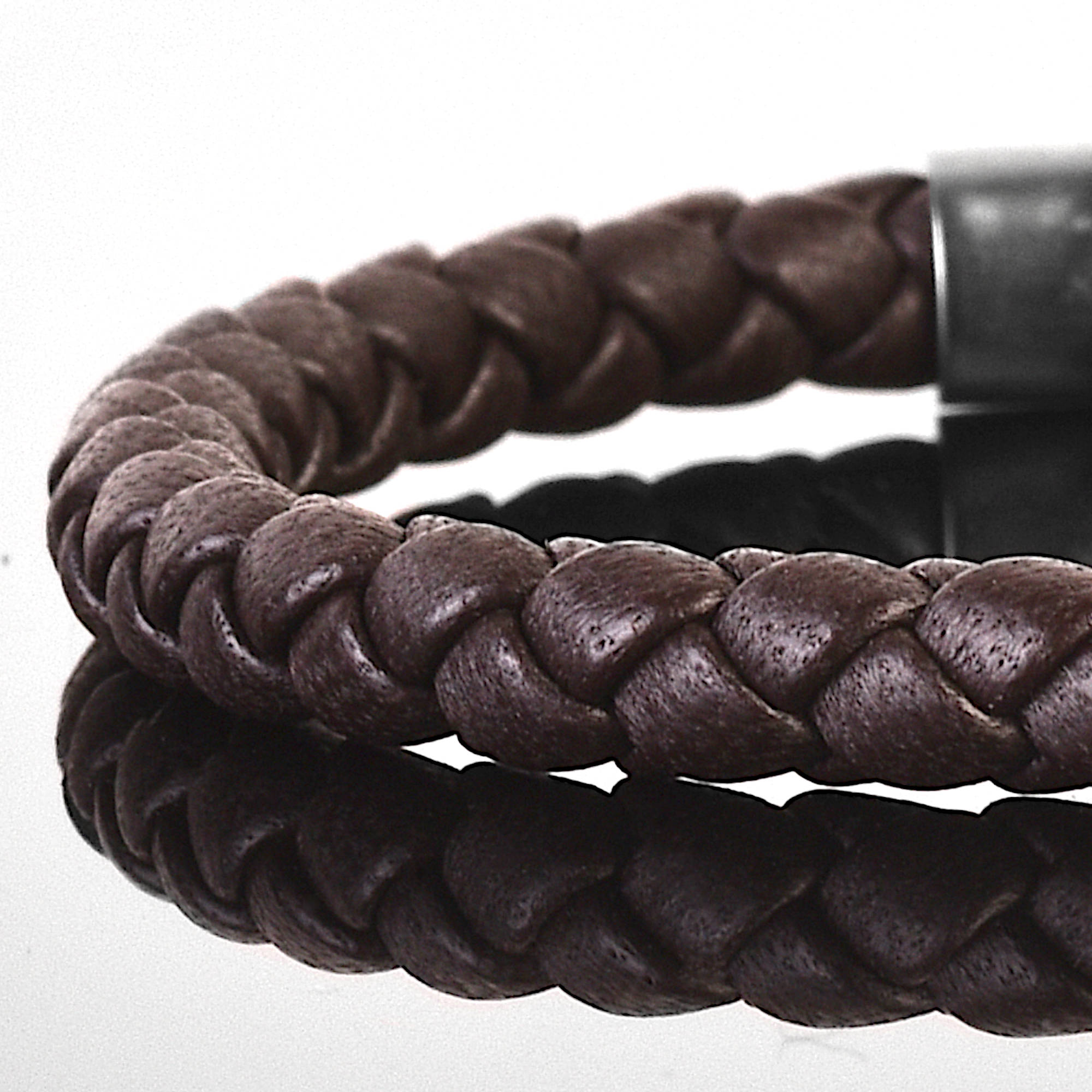 Sepia - 6mm Nappa leather bracelet in dark brown