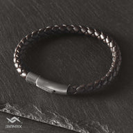 Sepia - 6mm Nappa leather bracelet in dark brown